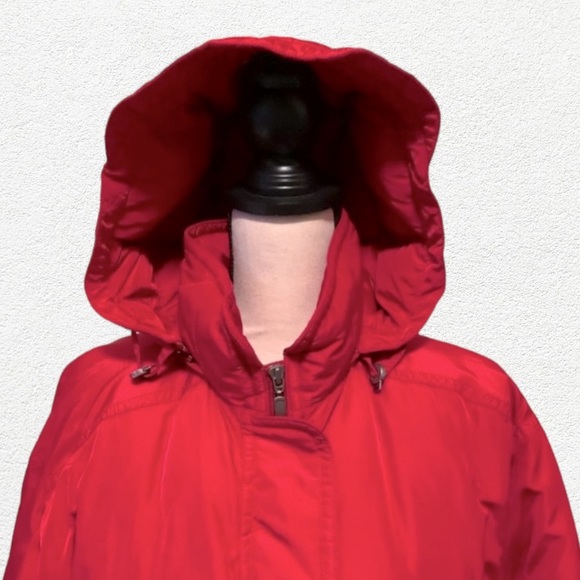 EDDIE BAUER Red Goose Down Coat - Picture 4 of 10